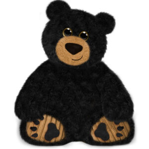 Blackie Bear 10 in. sitting