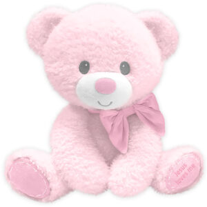 Tumbles Pink with Jesus Loves Me <br>15 in. sitting