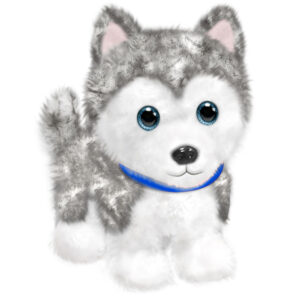 Wuffles Huskey<br>7 in. standing