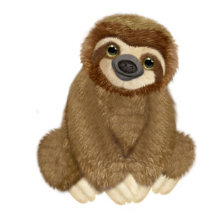 Floppy Friends Sly Sloth<br>7 in. sitting