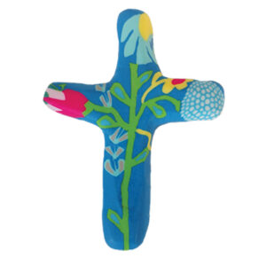 Multiple Blessings (blue) Pocket Cross 3 in. H