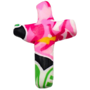 Rose Garden Pocket Cross 3 in. H