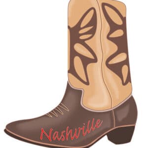 Western Pillow Cowboy Boot (Nashville) 12 in.