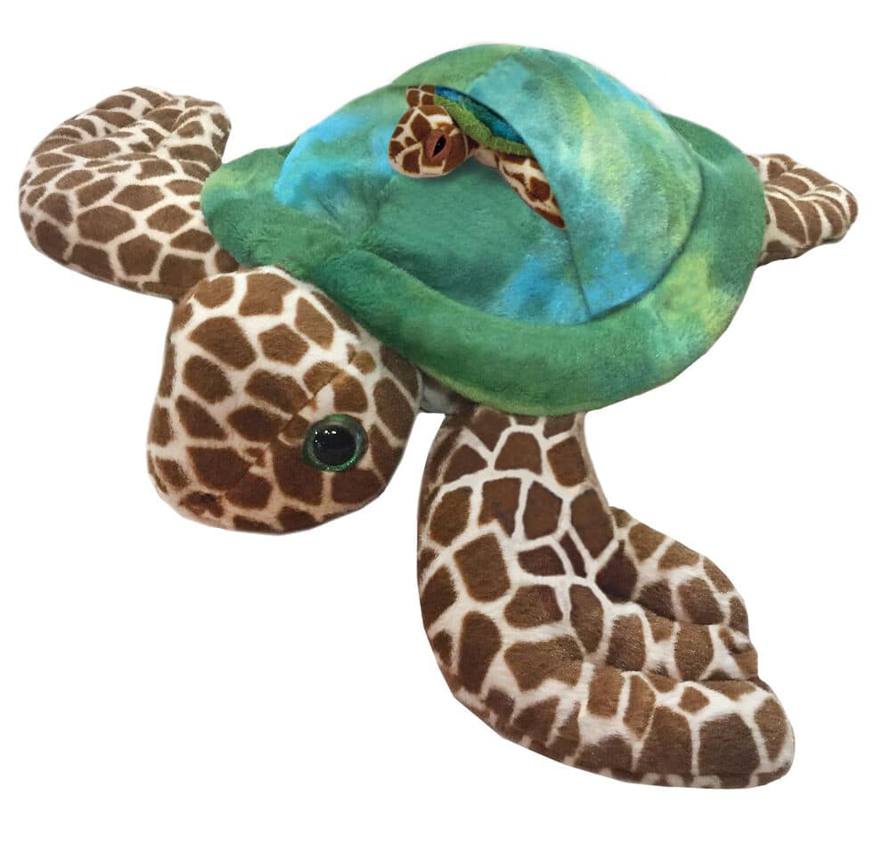 New! Under the Sea Shelly and HatchMom: 10 in. long &ndash; Baby: 4 in. long