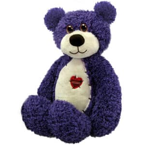First & Main | Purple Teddy Bear <br> Tender Teddy <br> 8″