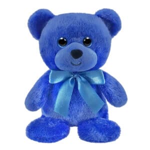 First & Main | Blue Teddy Bear <br> Blue Rainbow Bear <br> 6″
