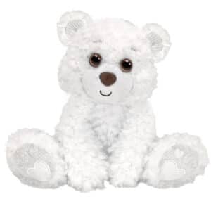 First & Main | White Teddy Bear <br> Willoughby <br> 10″