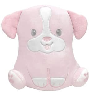 First & Main | Pink Puppy Pillow <br> Dreampuffs™ Puppypuffs <br> 10″