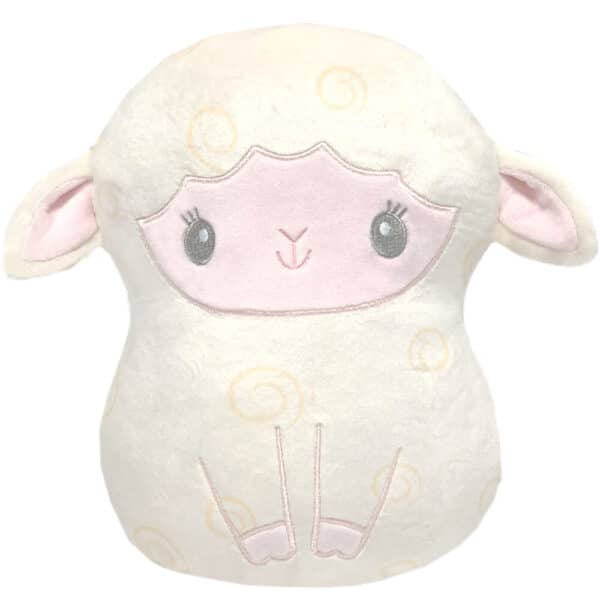 Dreampuffs(TM) Lambiepuffs Lamb (pink) 10 in. sitting