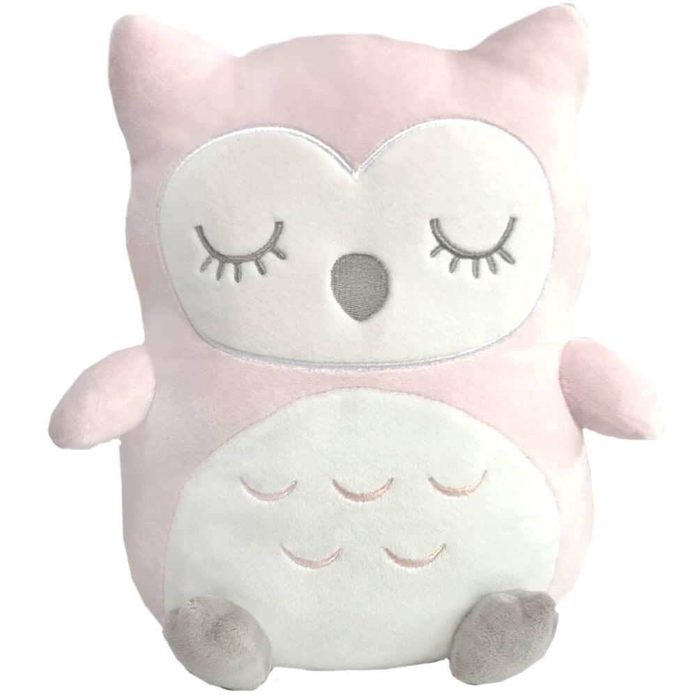 Dreampuffs(TM) Owlypuffs (pink)10 in. sitting