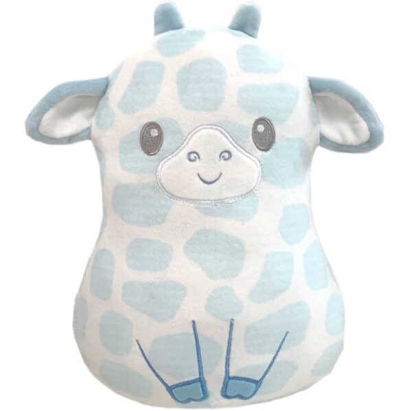 Dreampuffs(TM) Raffiepuffs Giraffe (blue) 10 in. sitting