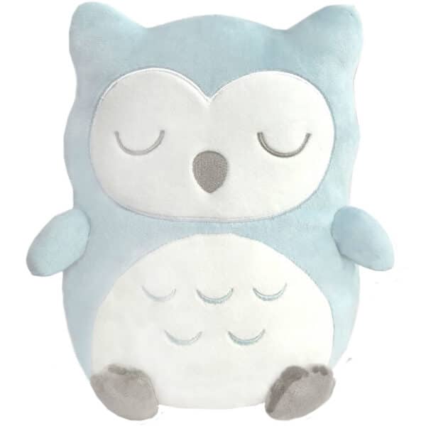 Dreampuffs(TM) Owlypuffs (blue) 10 in. sitting