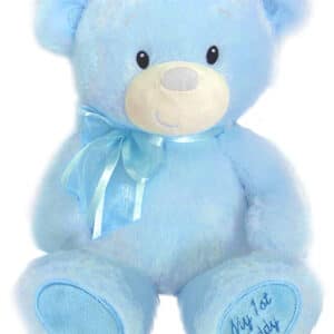 First & Main | Blue Teddy Bear<br>Baby Cuddleups<br>7″