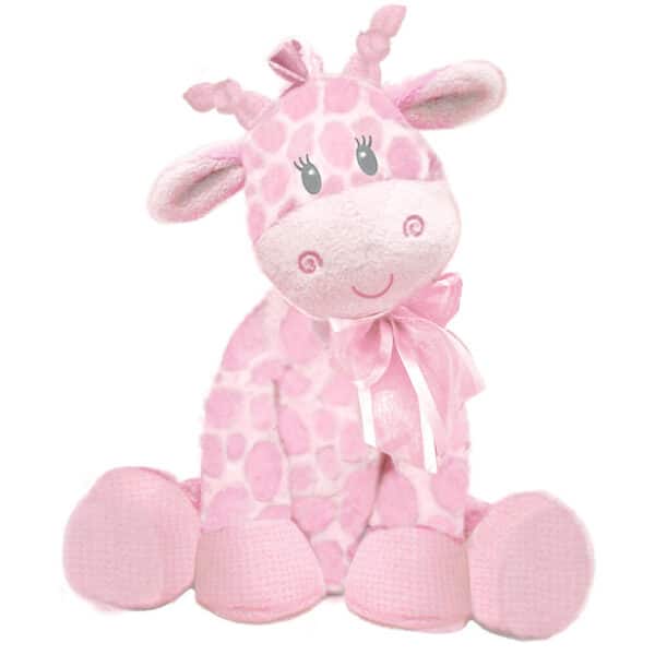 Jingles Giraffe (Pink) 8.5 in. sitting