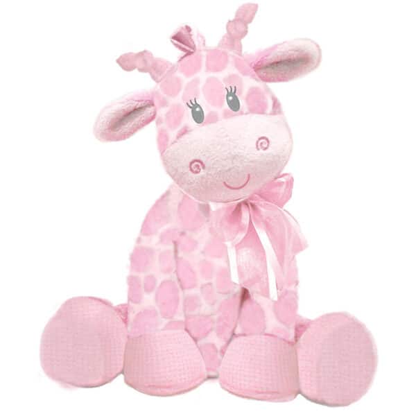 Jingles Giraffe (Pink) 11 in. sitting