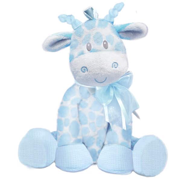 Jingles Giraffe (Blue) 8.5 in. sitting