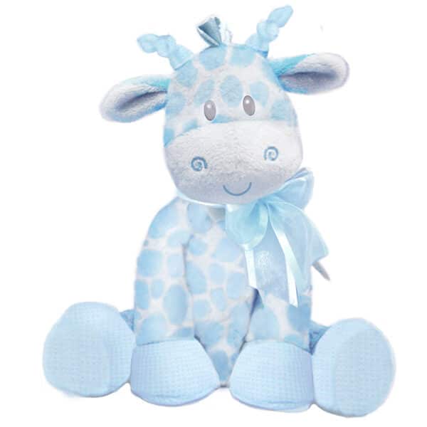 Jingles Giraffe (Blue) 11 in. sitting