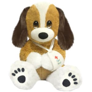 First & Main | Get Well Soon Puppy Stuffed Animal <br> Melancholy Mel <br> 10″