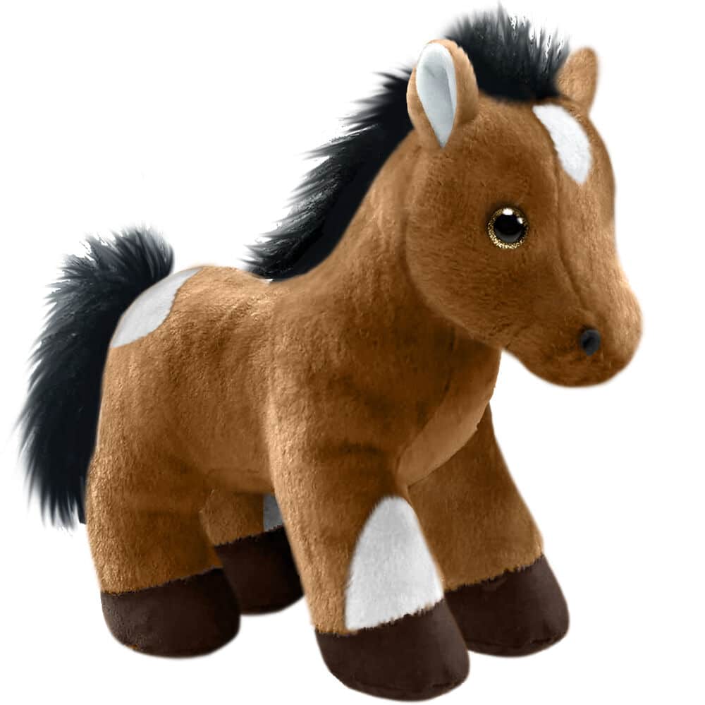 Pony Sienna (brown & white, pinto)10 in. standing
