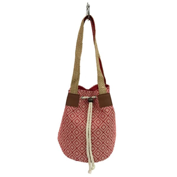 Bucket Bag Red Diamond