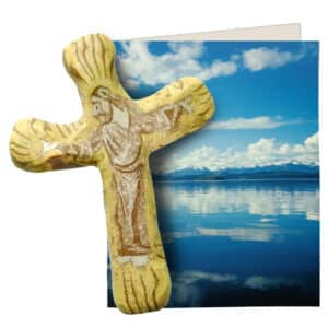 First & Main | Hand Held Cross <br> Greatest Sacrifice Hand Held Cross <br> 5.5″ | Includes Gift Box