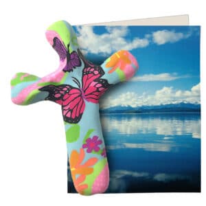 First & Main | Butterfly Hand Held Cross <br> 5.5″ | Includes Gift Box