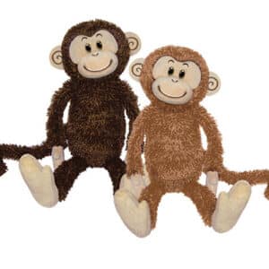 First & Main | Monkey Plush <br> Monty Monkeys <br> 13″ | 2 Assorted