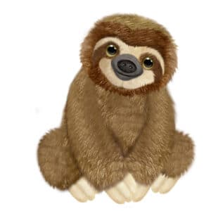 First & Main | Sloth Plush <br> Floppy Friends Sly Sloth <br> 7″