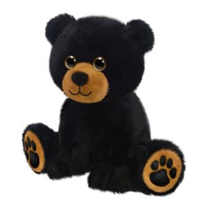 First & Main | Black Teddy Bear <br> Cubby Bear <br> 7″