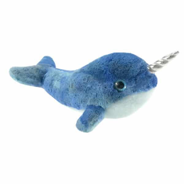 Blue narwhal stuffed animal deals