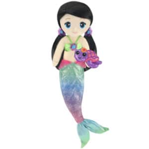 First & Main | Mermaid Plush <br> Fanta Sea Friends Luna <br> 18″ Long, 9 Sitting