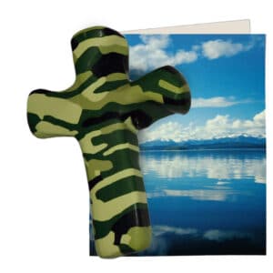 First & Main | Camouflage Hand Held Cross <br> 5.5″ | Includes Gift Box