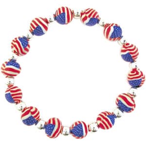 First & Main | Patriotic Classic Clay Bracelet <br> Patriotic Classic Clay Bracelet <br> 3″