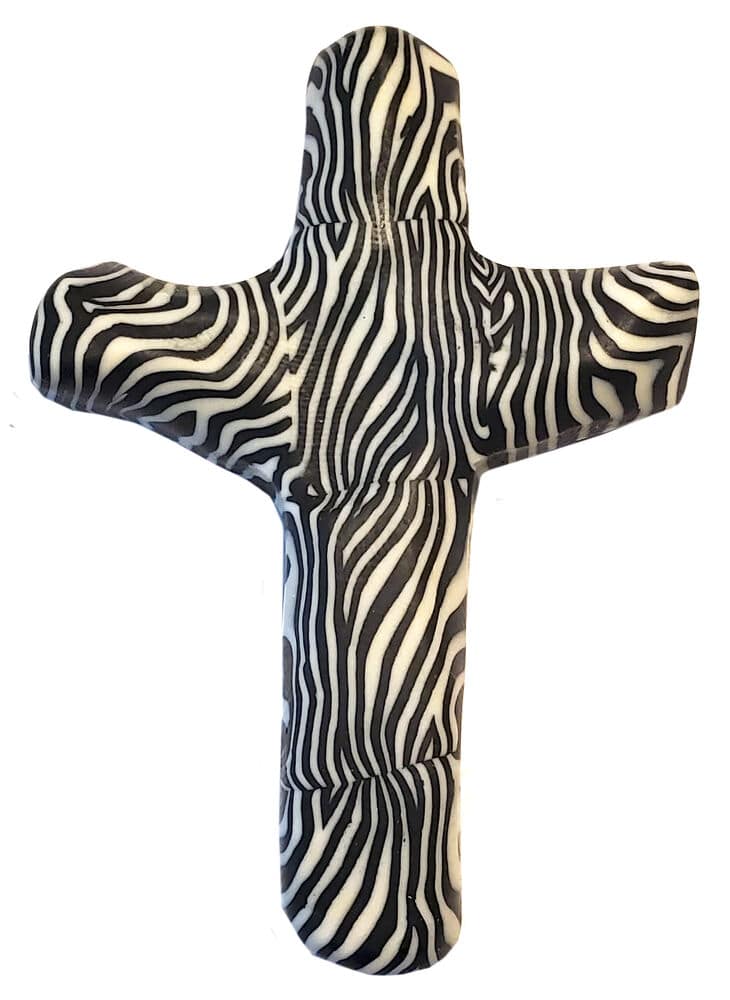 Zebra Pocket Cross 3 in. H