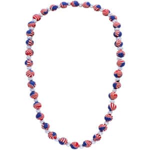 First & Main | Patriotic Beaded Necklace <br> 9″