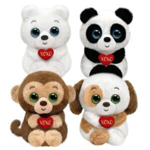First & Main | Plush Animals <br> XO Cuties <br> 10″ | 4 Assorted