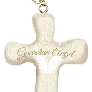 Guardian Angel Cross Clip<br>3 in. H
