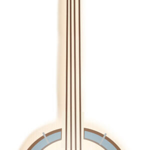 Western Pillow Banjo (Nashville) 12 in.