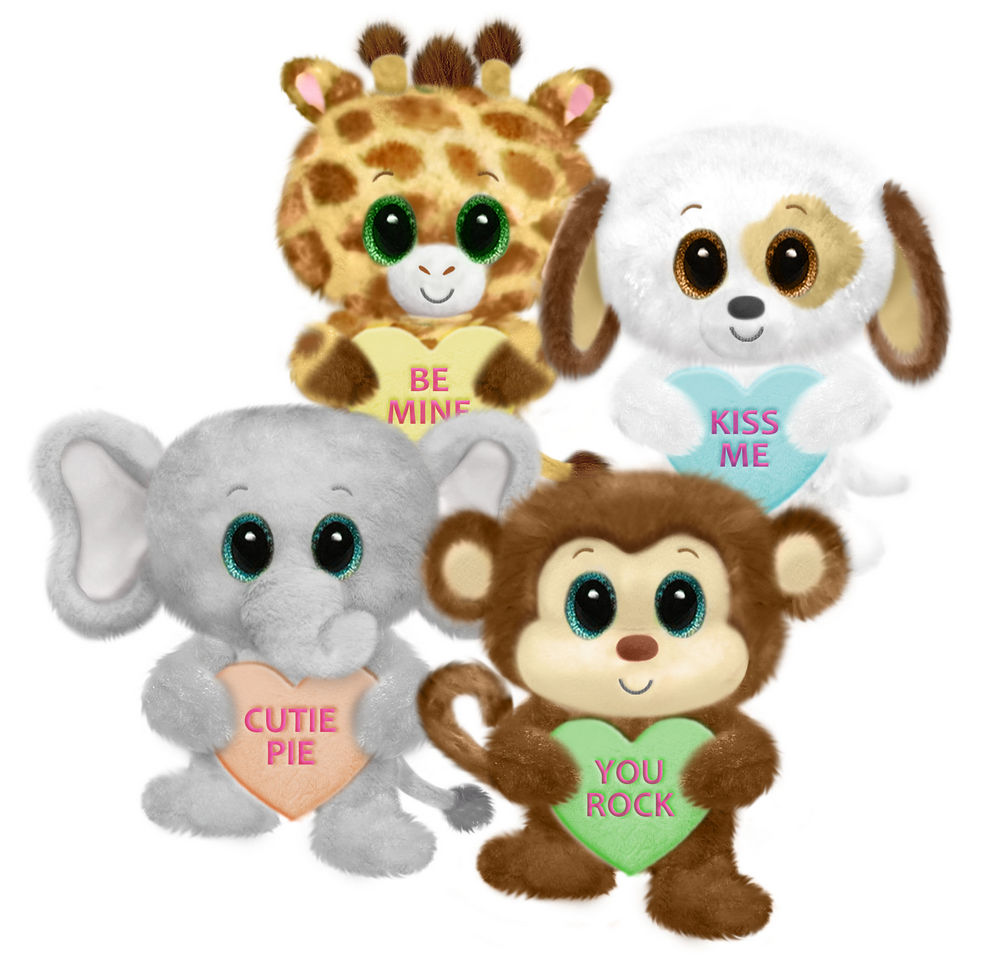 Lovey Buddies 6 in. sitting4 assorted