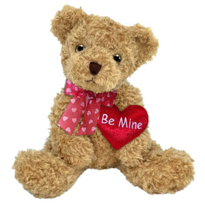 Cuddlekins with Heart Ribbon 10 in. sitting